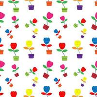 cute seamless pattern design vector