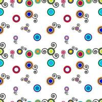 cute seamless pattern design vector