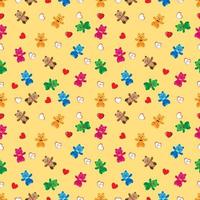 cute seamless pattern design vector