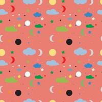 cute seamless pattern design vector