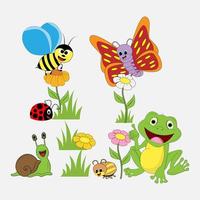 cute animal cartoon vector