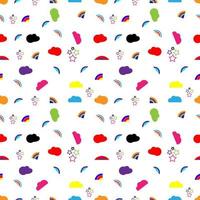 cute seamless pattern design vector