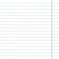 student notebook. clean lined sheet. Template for printing notebook in wide ruler. versatile ad design mockup back to school. Vector illustration