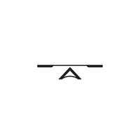 a simple Balance logo or icon design vector