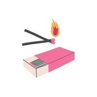 matches and a match box 2321697 Vector Art at Vecteezy