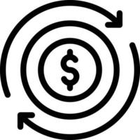 Dollar exchanger vector illustration on a background.Premium quality symbols.vector icons for concept and graphic design.
