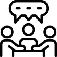 meeting vector illustration on a background.Premium quality symbols.vector icons for concept and graphic design.