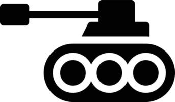 ilustración de vector de tanque militar en un fondo. símbolos de calidad premium. iconos vectoriales para concepto y diseño gráfico.