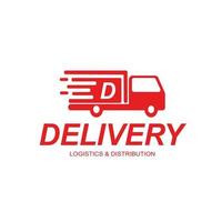 DELIVERY logo design vector, Modern DELIVERY logo template vector