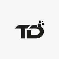 TD tech logo free vector file