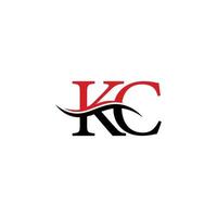 KC logo with carve logo free vector file