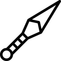 ilustración de vector de cuchillo en un fondo. símbolos de calidad premium. iconos vectoriales para concepto y diseño gráfico.