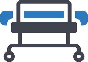 Stretcher vector illustration on a background.Premium quality symbols.vector icons for concept and graphic design.