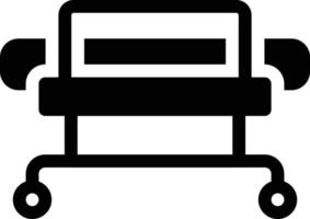 Stretcher vector illustration on a background.Premium quality symbols.vector icons for concept and graphic design.