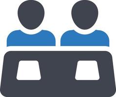 meeting table vector illustration on a background.Premium quality symbols.vector icons for concept and graphic design.