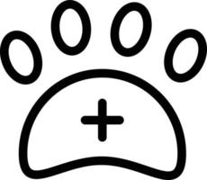 paw vector illustration on a background.Premium quality symbols.vector icons for concept and graphic design.