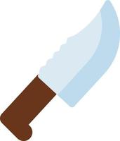 ilustración de vector de cuchillo en un fondo. símbolos de calidad premium. iconos vectoriales para concepto y diseño gráfico.