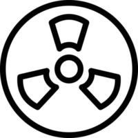 ilustración vectorial nuclear en un fondo. símbolos de calidad premium. iconos vectoriales para concepto y diseño gráfico. vector