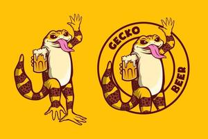 Gecko Beer Logo Design