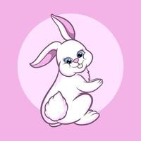Cute Bunny Illustration vector