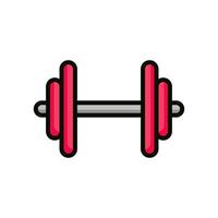 Dumbell Icon. Dumbell Logo. Vector Illustration. Isolated on White Background. Editable Stroke