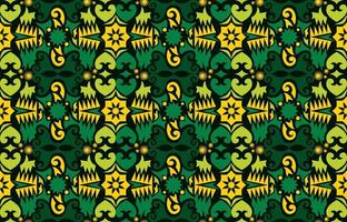 seamless patern of dayak ethnic pattern.traditional Indonesian fabric motif.borneo pattern. vector design inspiration. Creative textile for fashion or cloth