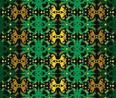 seamless patern of dayak ethnic pattern.traditional Indonesian fabric motif.borneo pattern. vector design inspiration. Creative textile for fashion or cloth