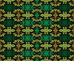 patrón sin costuras de patrón étnico dayak.motivo de tela indonesia tradicional.patrón de borneo. inspiración de diseño vectorial. textil creativo para moda o tela vector