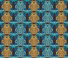 seamless patern of dayak ethnic pattern.traditional Indonesian fabric motif.borneo pattern. vector design inspiration. Creative textile for fashion or cloth