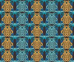 seamless patern of dayak ethnic pattern.traditional Indonesian fabric motif.borneo pattern. vector design inspiration. Creative textile for fashion or cloth