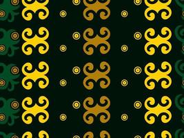 seamless patern of dayak ethnic pattern.traditional Indonesian fabric motif.borneo pattern. vector design inspiration. Creative textile for fashion or cloth