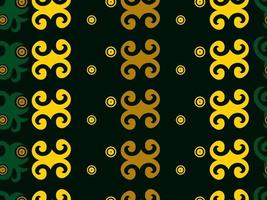 seamless patern of dayak ethnic pattern.traditional Indonesian fabric motif.borneo pattern. vector design inspiration. Creative textile for fashion or cloth