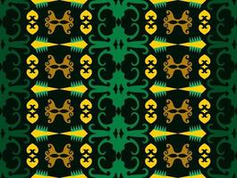 seamless patern of dayak ethnic pattern.traditional Indonesian fabric motif.borneo pattern. vector design inspiration. Creative textile for fashion or cloth