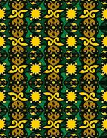 patrón sin costuras de patrón étnico dayak.motivo de tela indonesia tradicional.patrón de borneo. inspiración de diseño vectorial. textil creativo para moda o tela vector