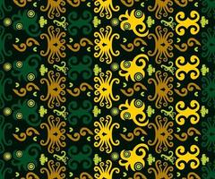 seamless patern of dayak ethnic pattern.traditional Indonesian fabric motif.borneo pattern. vector design inspiration. Creative textile for fashion or cloth