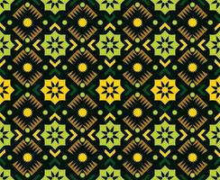 patrón sin costuras de patrón étnico dayak.motivo de tela indonesia tradicional.patrón de borneo. inspiración de diseño vectorial. textil creativo para moda o tela vector