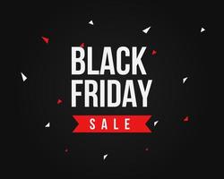 Black Friday sale banner. Social media vector illustration template for website and mobile website development, email and newsletter design, marketing material.