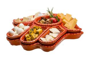 Variety cheese assortment photo