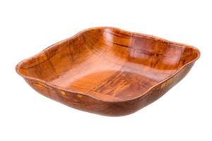 Empty bamboo bowl photo