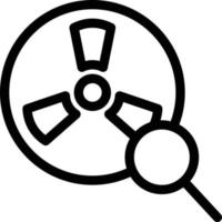 search nuclear vector illustration on a background.Premium quality symbols.vector icons for concept and graphic design.