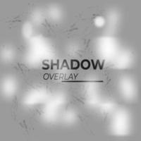 superposición de sombra hoja 2 vector