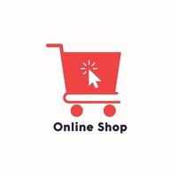Shop logo vector design for business
