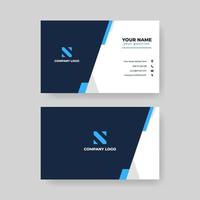 Modern professional business card template vector