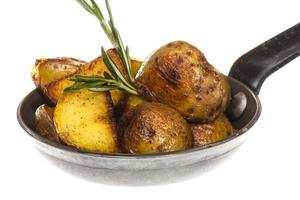 fried potato wth rosmarin photo