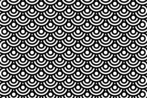 Japanese Seamless Wave Pattern Vector Illustration