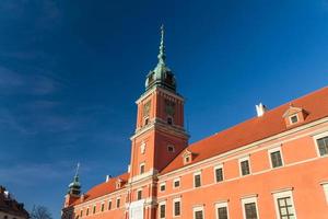 Warsaw, Poland. Old Town - famous Royal Castle. UNESCO World Heritage Site. photo