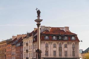 plaza del castillo en varsovia, polonia foto