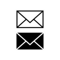 Email envelope icon. Vector illustration.