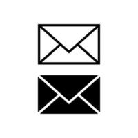 Email envelope icon. Vector illustration.