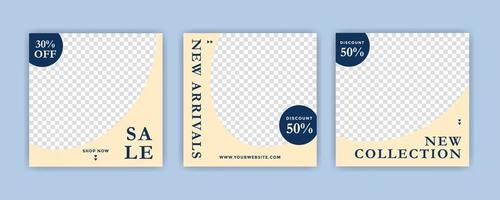 Unique Modern Editable Social Media banner template. Anyone can use this Easy Design Promotion web banner for social media. Modern elegant sales and discount promotions - Vector. vector